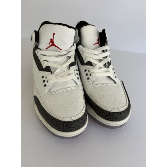 Nike Air Jordan 3 Retro Cement Grey White Men\'s Size 11 Used W/Box Streetwear OG main image 9